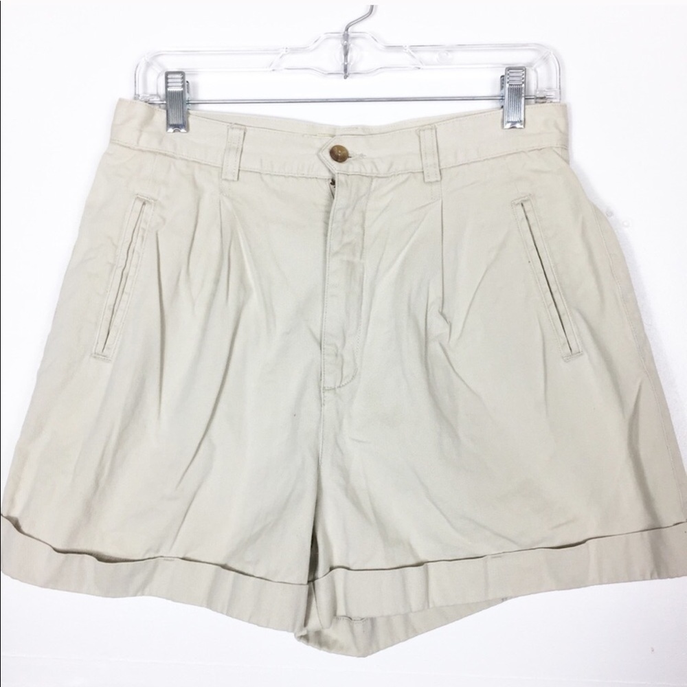 The Limited Khaki Highwaisted Chinos Shorts - Picture 2 of 8